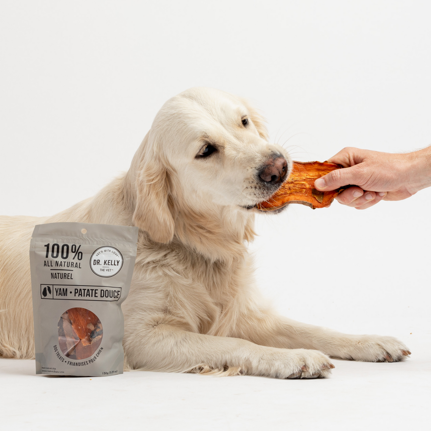 100% natural dog treats - Sweet potato.