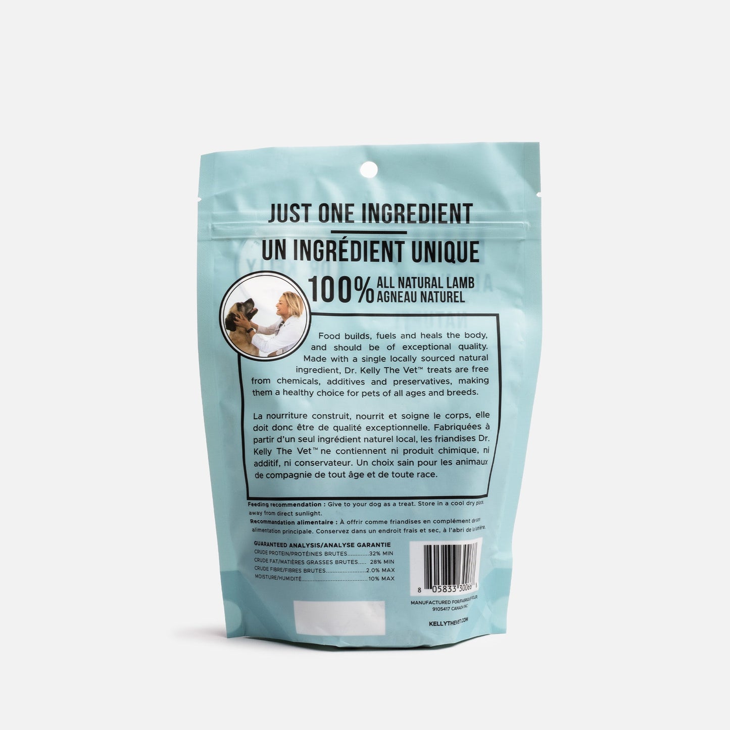 100% natural dog treats - Lamb.