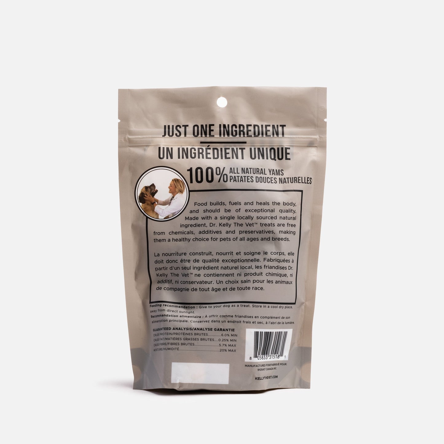 100% natural dog treats - Sweet potato.
