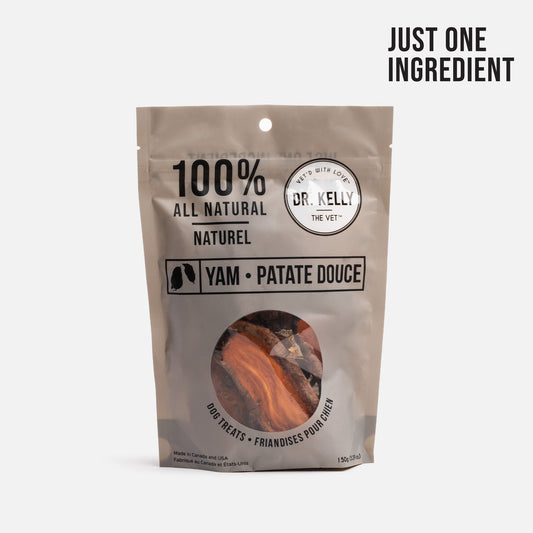 100% natural dog treats - Sweet potato.