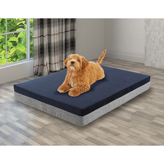 Memory foam dog bed.