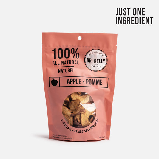 100% natural dog treats - Apple.