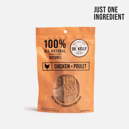 100% natural dog treats - Chicken.