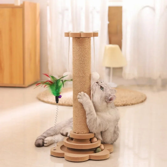 Sisal cat tree.