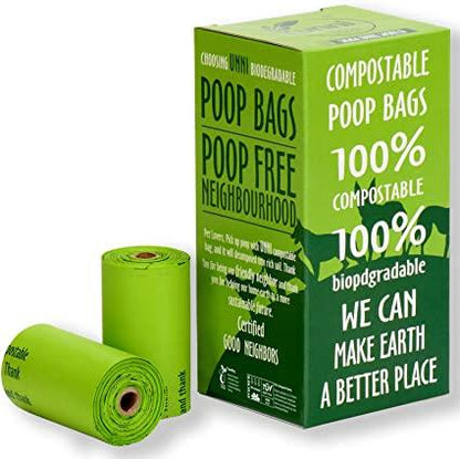 Dog waste bags - Compostable, 120 units